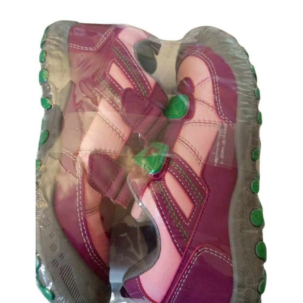 Mishansha Girls Sneakers Hook N Loop Closure Size 2.5/34 New Sealed Non-…